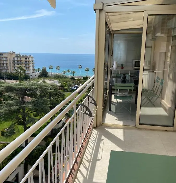 Palmiers Plage,Vue Mer,Veranda,Balcon,Parking,Clime-1