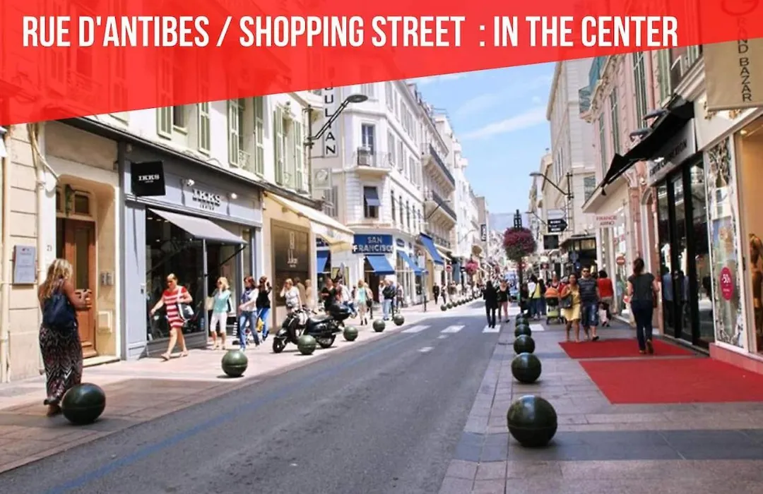 Cosy Center - Rue d'antibes - 200m plage- Clim - wifi - Unique-1