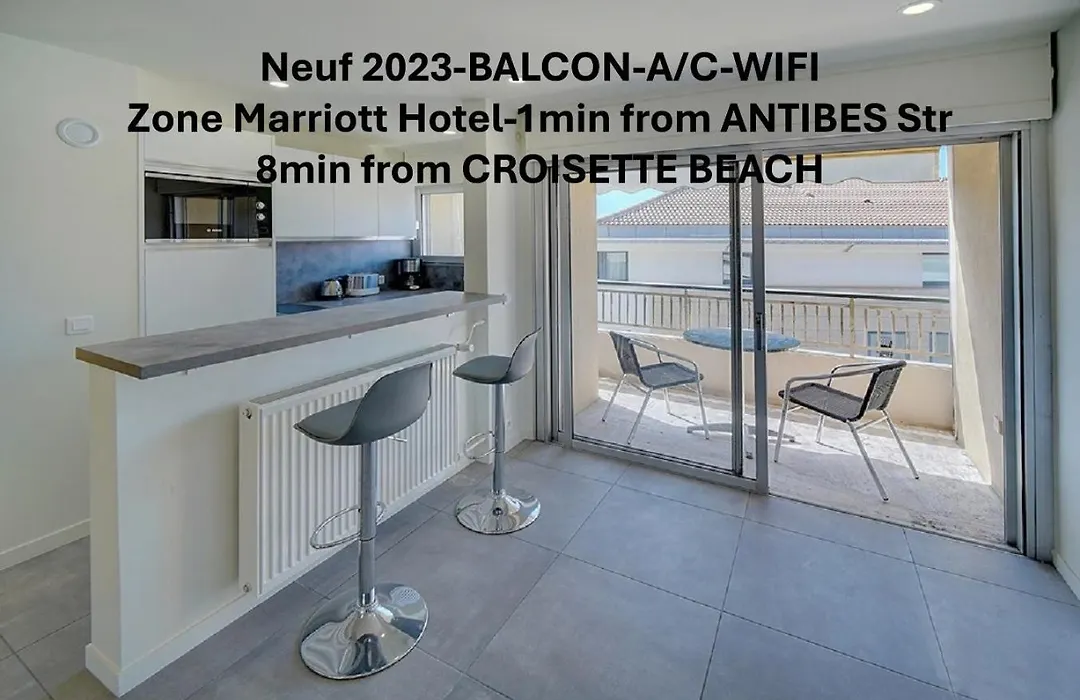 Cosy Studio Balcon, Proche Plages- Centre Cannes A0B166-1