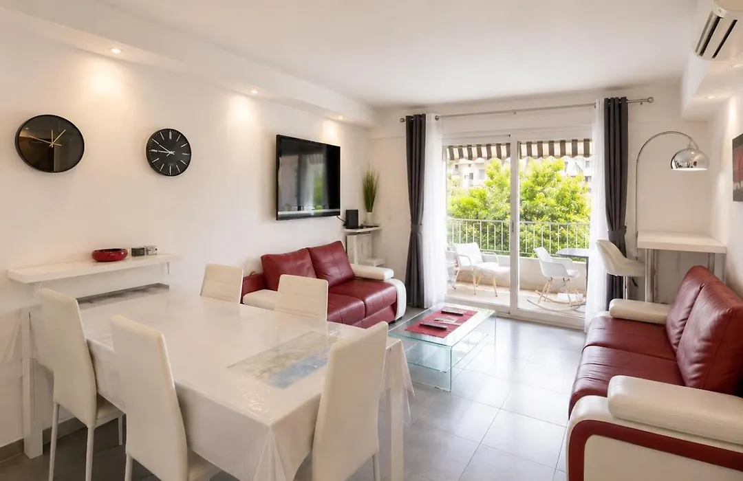Superbe 3P 2Chambres, 2Terrasses Cannes Centre-Ville, 4 Min A Pied De La Croisette Sas-Meredith Loc-1