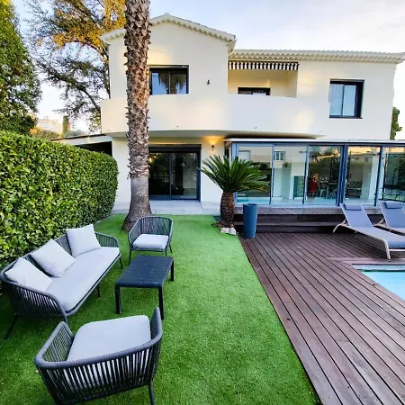 Villa Bel Air Cannes - 240M2 - Freshly Completely Renovated - Beach - Pool - No Party Allowed - No Bachelor-Ette Stay - 25 Mn Walk From Beach And Palais Des Festivals-2