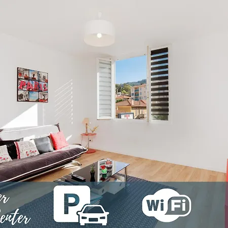 Supercannes Center - Parking - Spacieux 70 Metres - Clim - Wifi-2