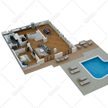 Frgk"Maria Villa Croisette With Sea Views & Private Pool!!!-3