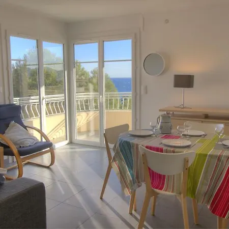 Beau 2 Pieces 3 Etoiles Vue Mer Garage Prive 150M Plages Wifi-3