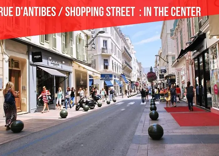 Cosy Center - Rue d'antibes - 200m plage- Clim - wifi - Unique Cannes acceptant les animaux