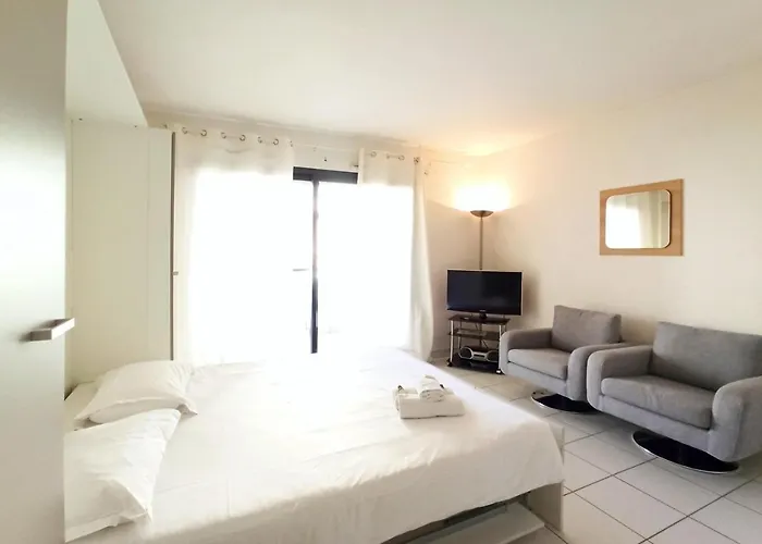 Haustierfreundliches Viva Riviera - Studio Jardin Florian Cannes