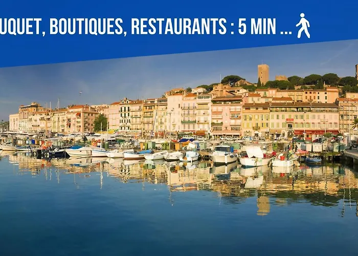 Haustierfreundliches Le Dol - 150M Plages - Suquet - Verriere Cote D'Azur Cannes
