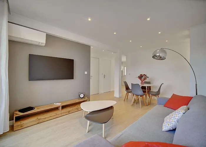Haustierfreundliches Appartment La Croisette 100 M From The Beach Cannes