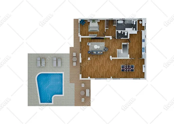 Privates @VILLA CONTEMPORAINE CROISETTE VUE MER&Piscine !!!!@ Cannes